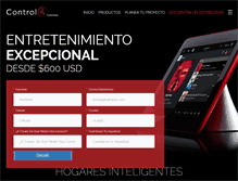 Tablet Screenshot of control4colombia.com